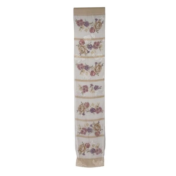 Liz Claiborne Vintage 90s Scarf Rectangle Floral Sheer Classic Boho 58 x 10 Inch - Picture 1 of 6